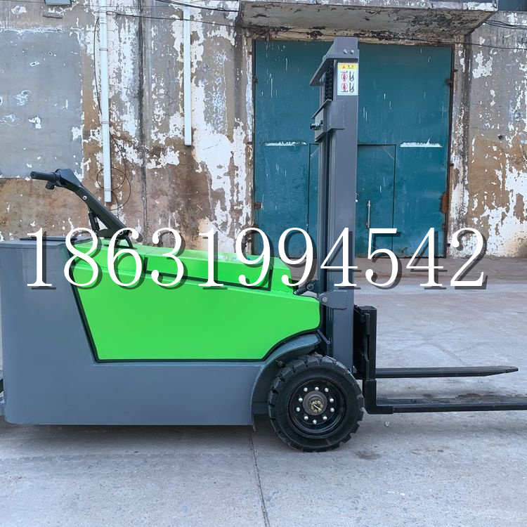 达日县小型电动叉车1吨2吨步行站驾式电瓶堆高充电装卸车液压升降车铲车